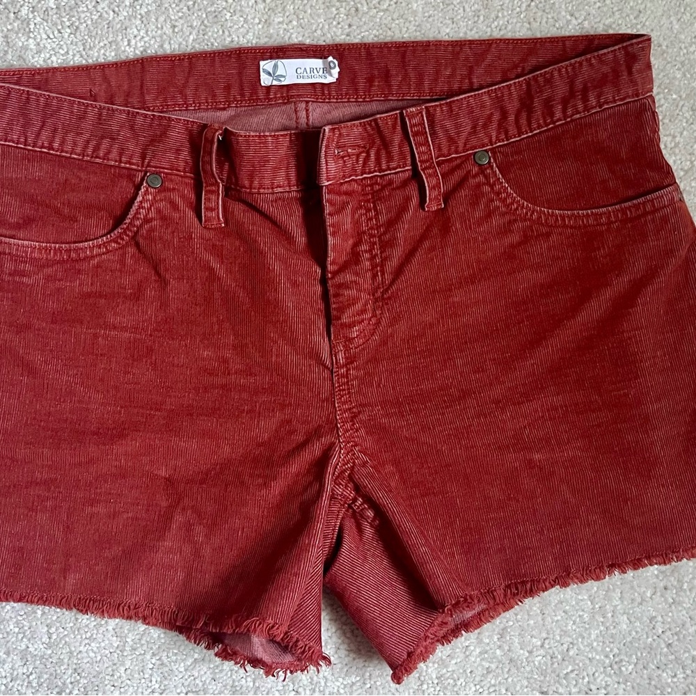 Carve Designs Women's Brick Orange Shorts